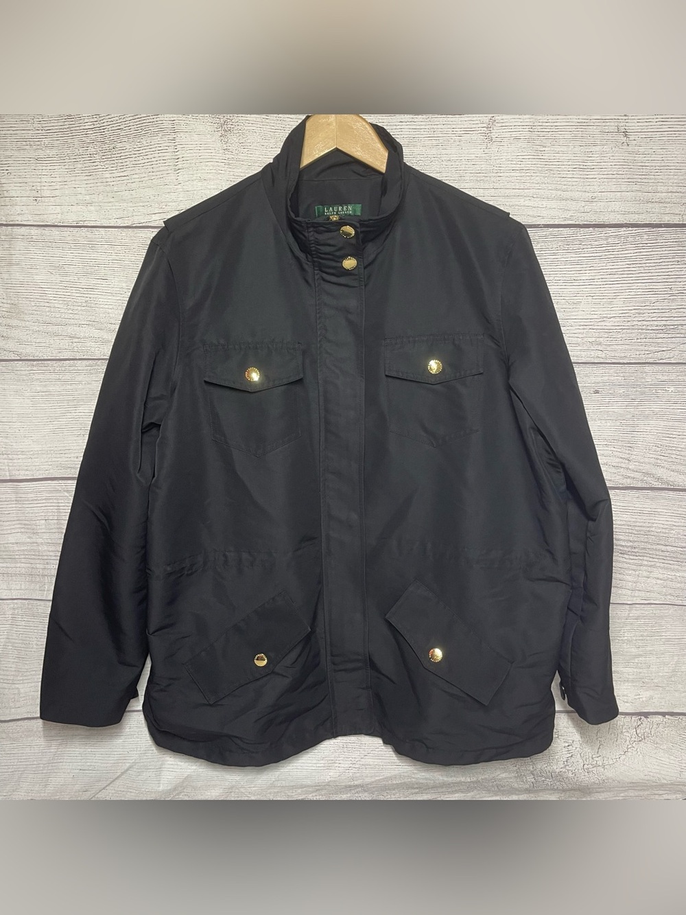 LAUREN Ralph Lauren Women’s 1X Black Coat Jacket